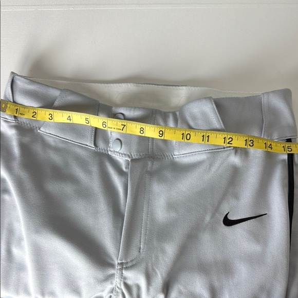 Nike‎ Gray Baseball Pants Men’s Size S Belt Loops Tapered Stretch Dri-FIT - Picture 6 of 12